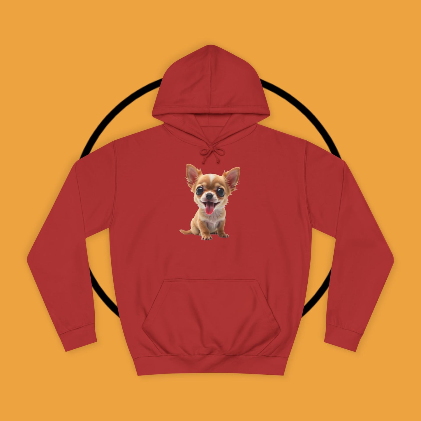 Adorable Chihuahua Puppy Hoodie - Cute Dog Lover Pullover Sweatshirt