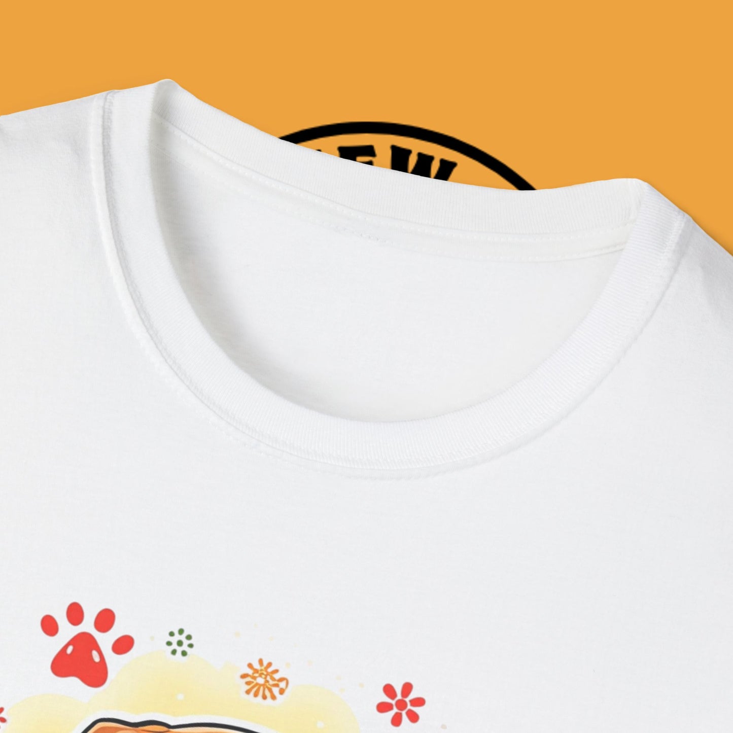 Adorable Beagle Puppy with Hearts & Paws T-Shirt - Cute Dog Love Design Graphic Tee