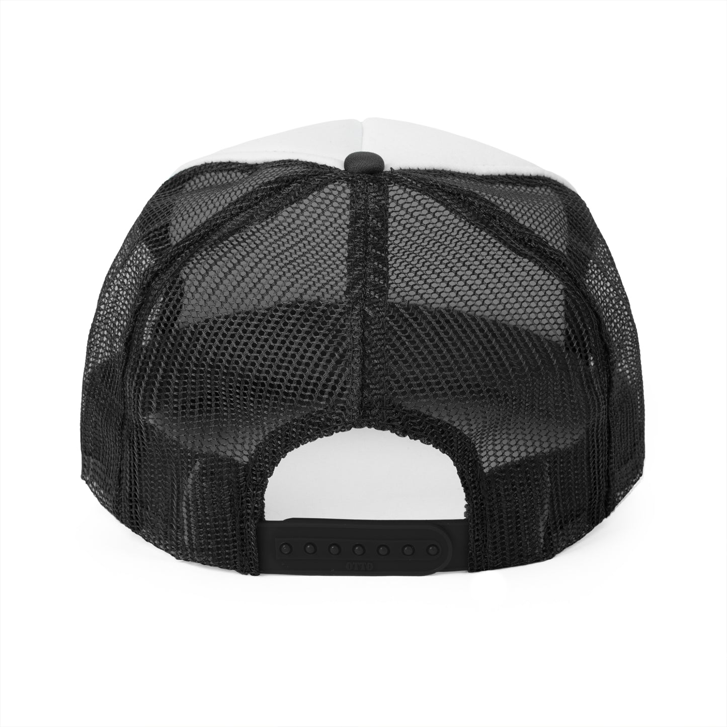 Pixel Art Dog Trucker Cap - Retro Gaming Golden Retriever Design - Unisex Adjustable Cap
