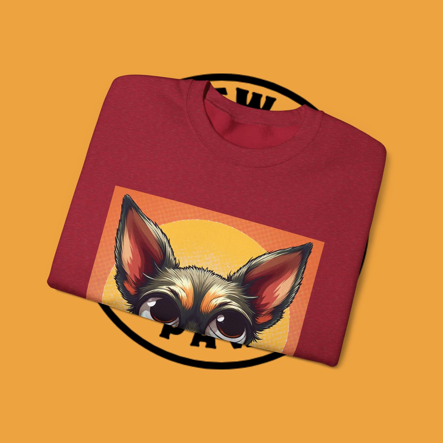 Cute Chihuahua Crewneck Sweatshirt - Funny Dog Lover Gift | Adorable Pet Portrait Pullover