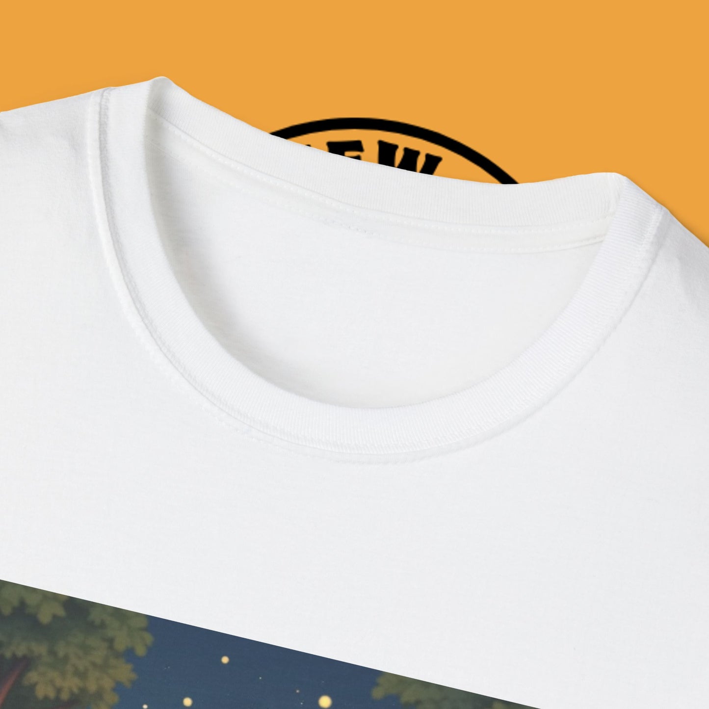 "Camping Adventure Border Collie" - Outdoor Adventure Dog T-Shirt - Border Collie Camping T-Shirt - Outdoor Adventure Dog Under Stars Tee | Nature Lover Pet Gift