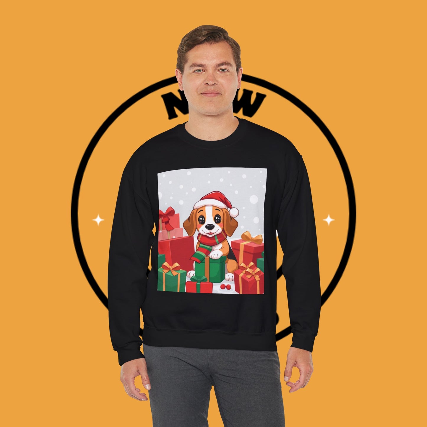 Adorable Christmas Beagle Sweatshirt – Perfect for the Holiday Season!