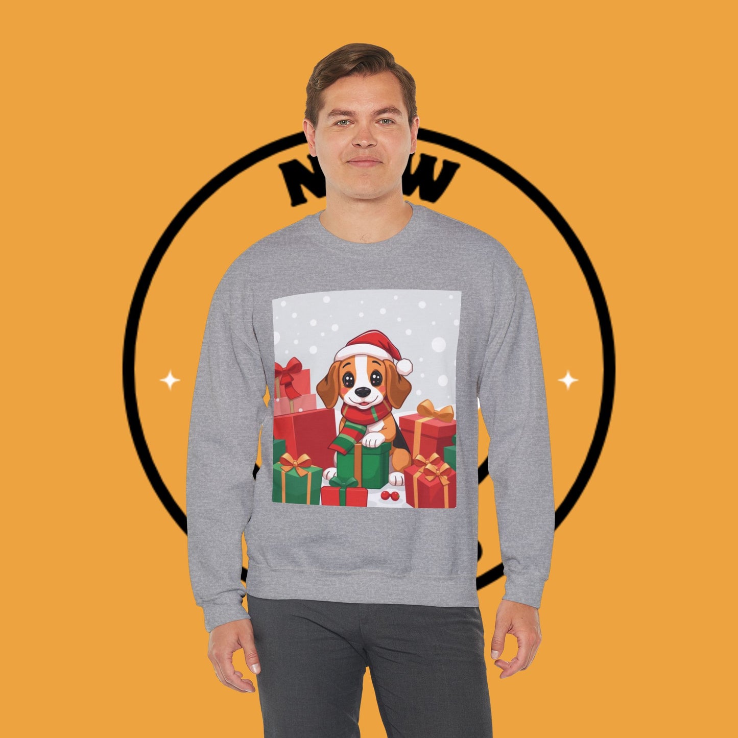 Adorable Christmas Beagle Sweatshirt – Perfect for the Holiday Season!