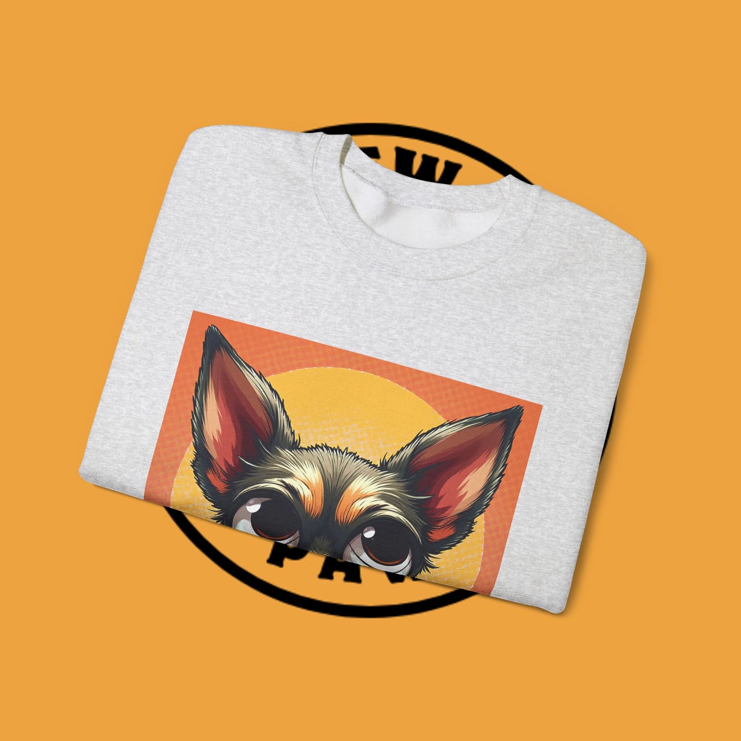 Cute Chihuahua Crewneck Sweatshirt - Funny Dog Lover Gift | Adorable Pet Portrait Pullover