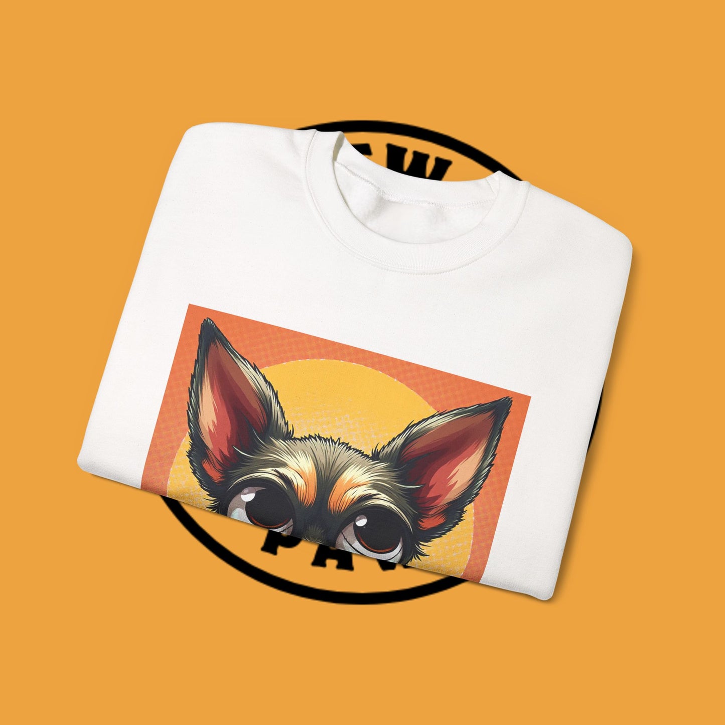 Cute Chihuahua Crewneck Sweatshirt - Funny Dog Lover Gift | Adorable Pet Portrait Pullover