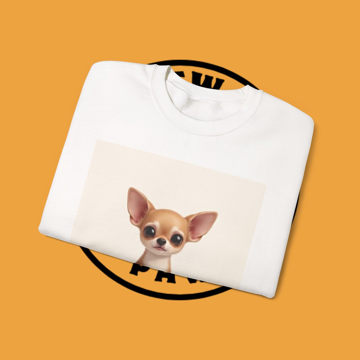 "Minimal Dog Maximum Love" Chihuahua Sweatshirt | Cute Puppy Quote Design | Small Dog Lover Gift