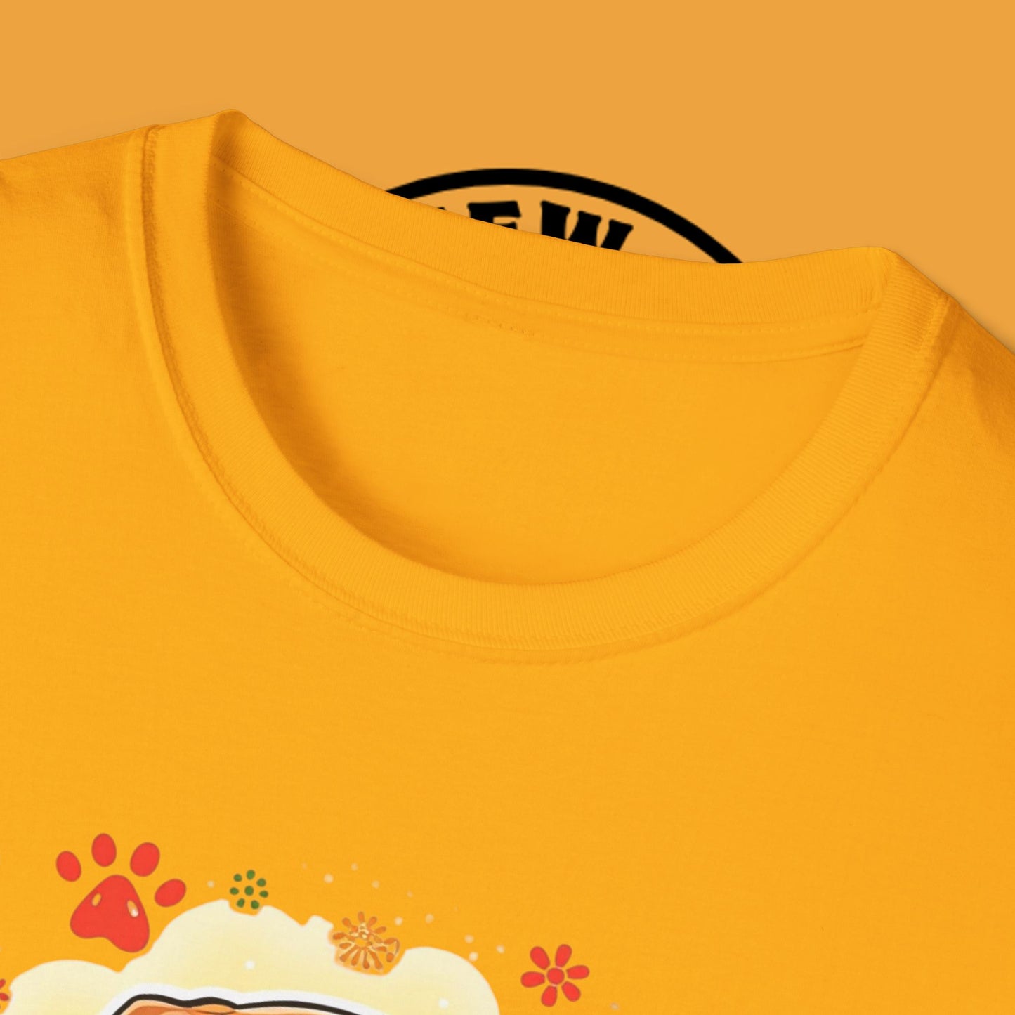Adorable Beagle Puppy with Hearts & Paws T-Shirt - Cute Dog Love Design Graphic Tee
