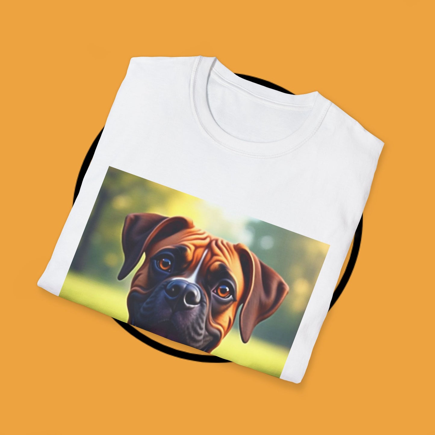 "Happy Boxer Pure Joy" Premium T-Shirt / Smiling Puppy Joy Tee Gift