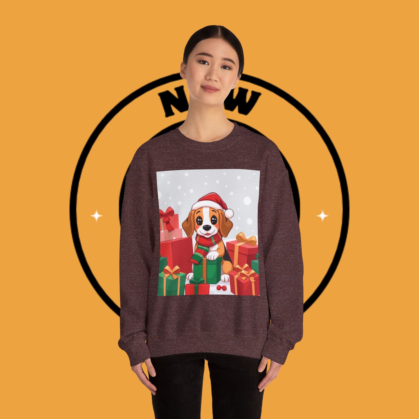 Adorable Christmas Beagle Sweatshirt – Perfect for the Holiday Season!