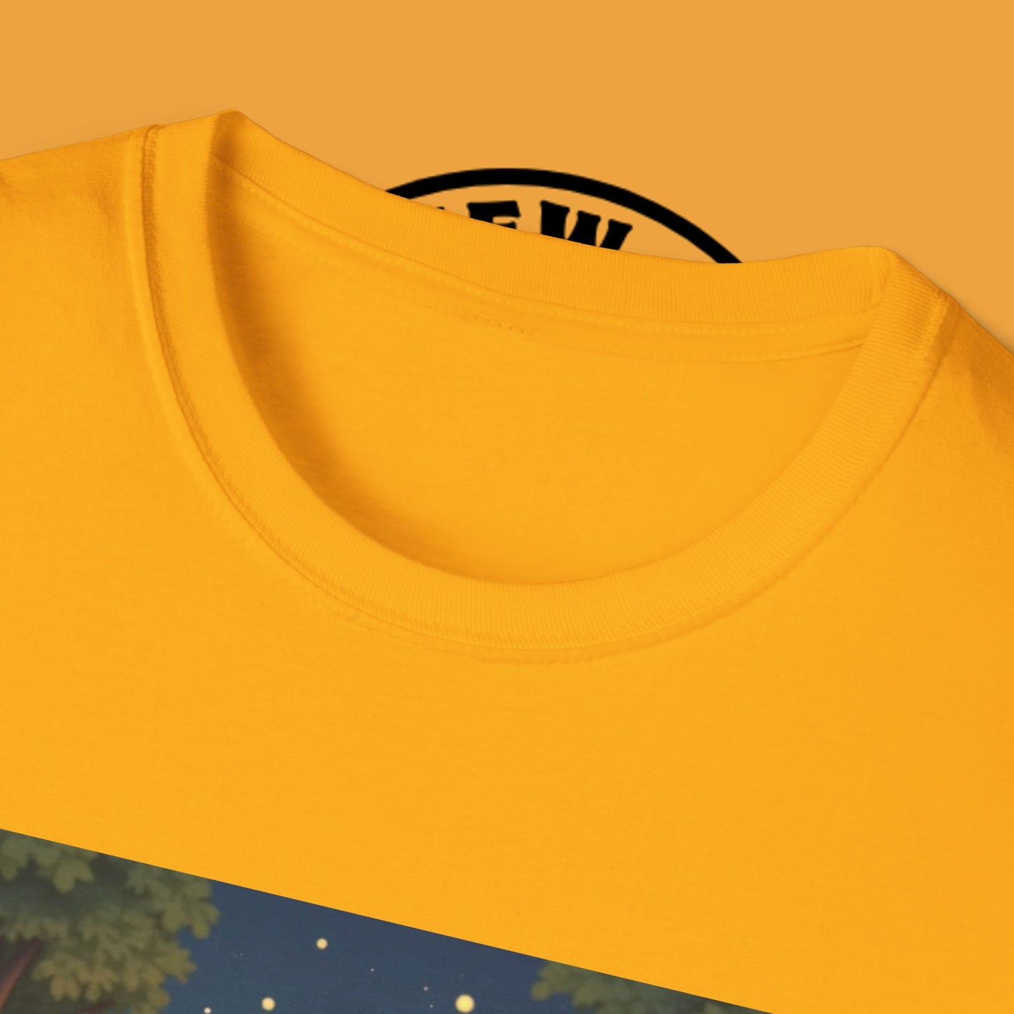 "Camping Adventure Border Collie" - Outdoor Adventure Dog T-Shirt - Border Collie Camping T-Shirt - Outdoor Adventure Dog Under Stars Tee | Nature Lover Pet Gift
