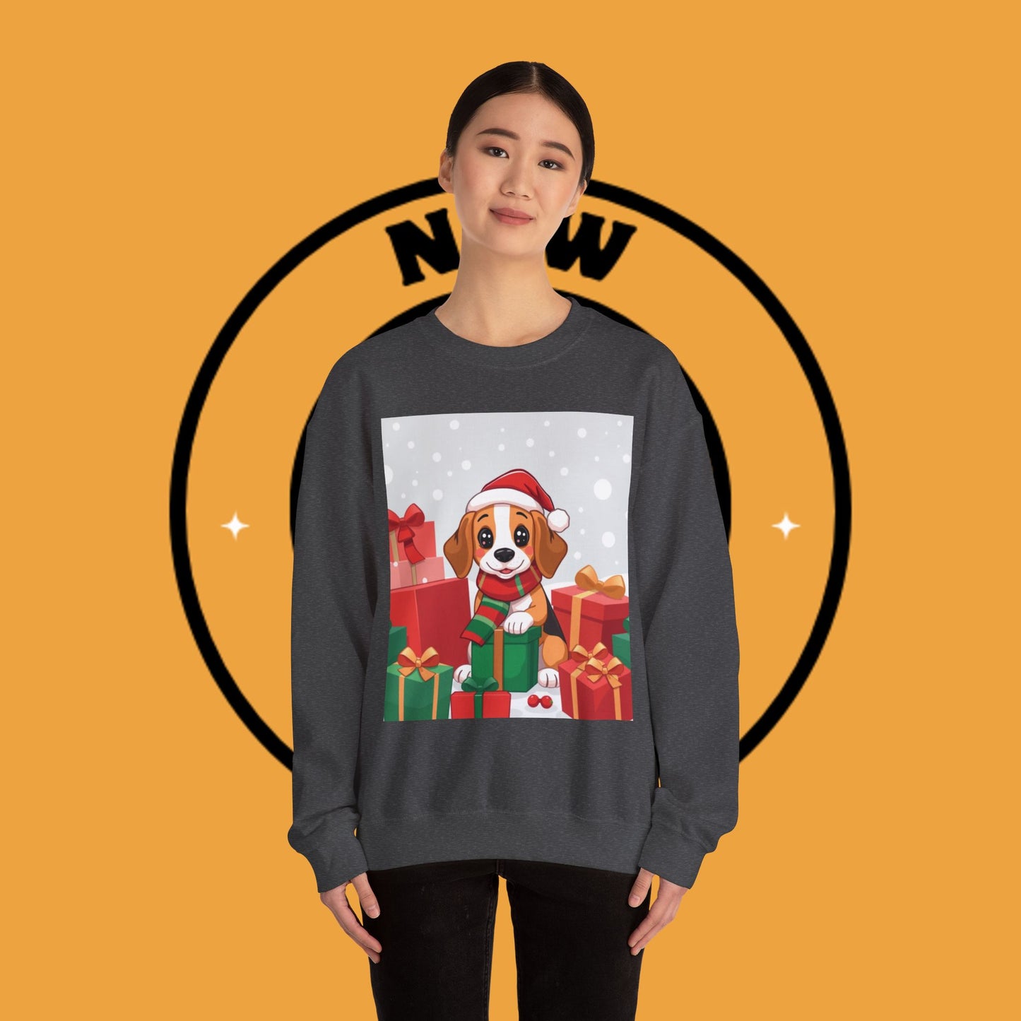 Adorable Christmas Beagle Sweatshirt – Perfect for the Holiday Season!