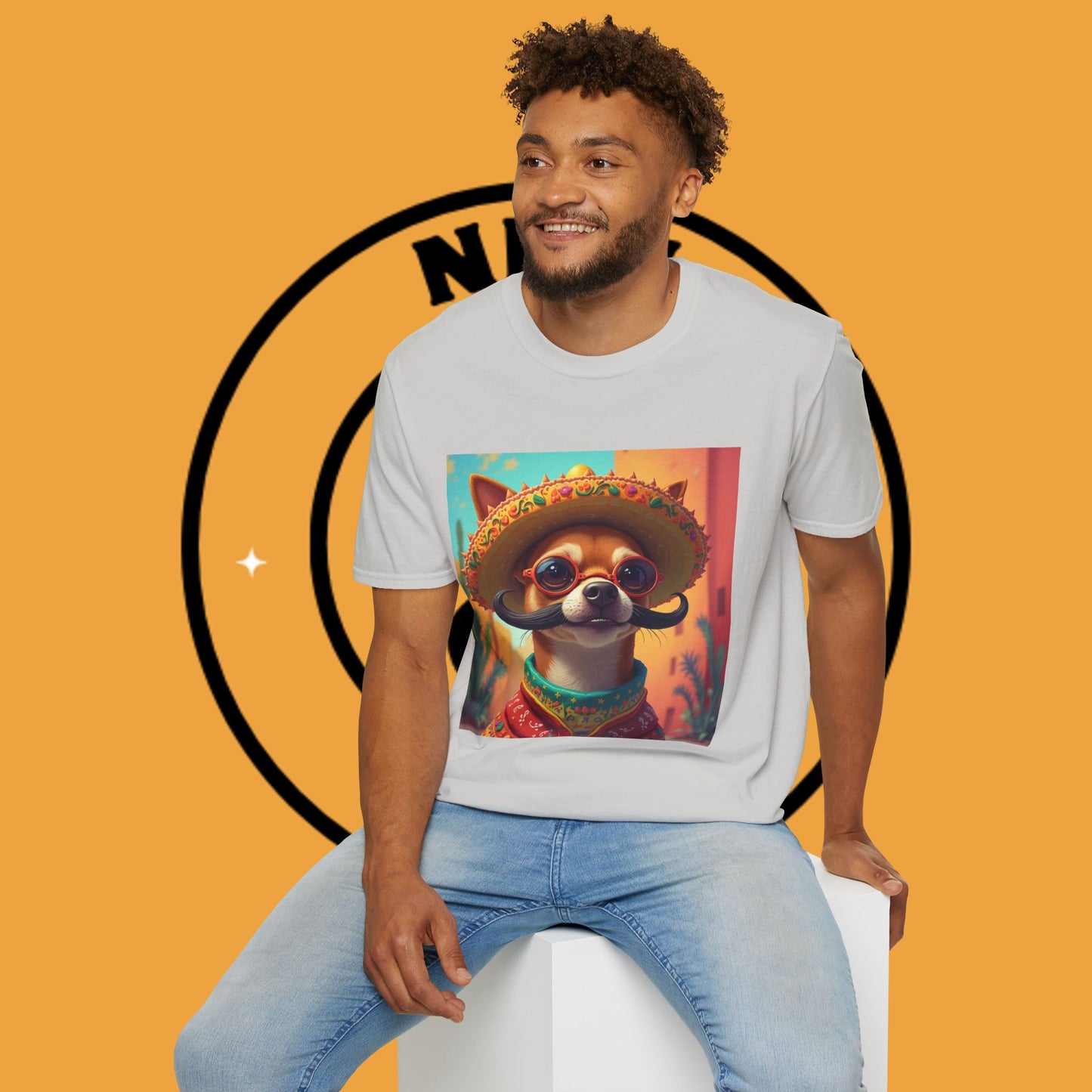 Mexican Mariachi Chihuahua T-Shirt - Cinco de Mayo Dog Art - Festive Sombrero Pet Tee - Cultural Celebration Shirt