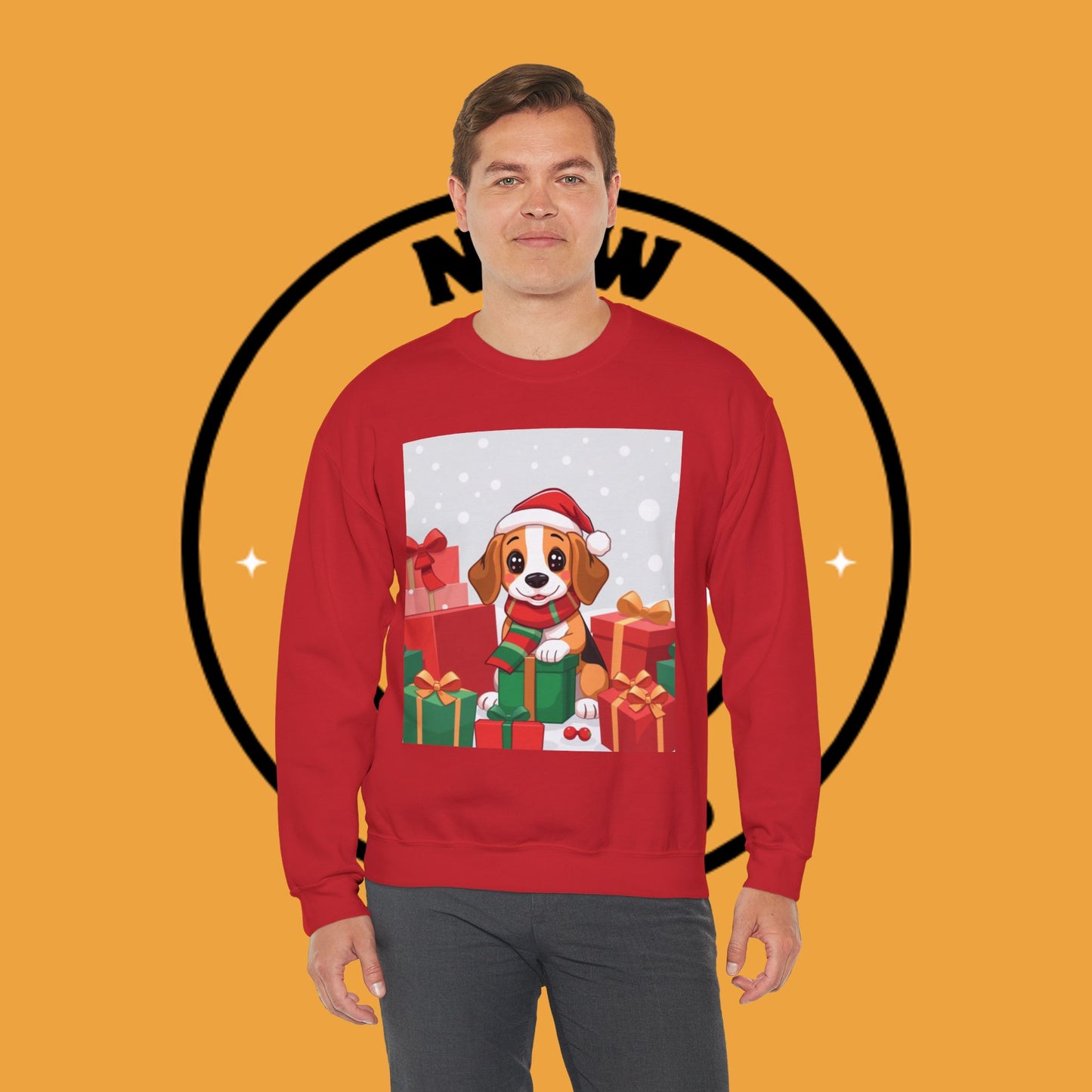 Adorable Christmas Beagle Sweatshirt – Perfect for the Holiday Season!