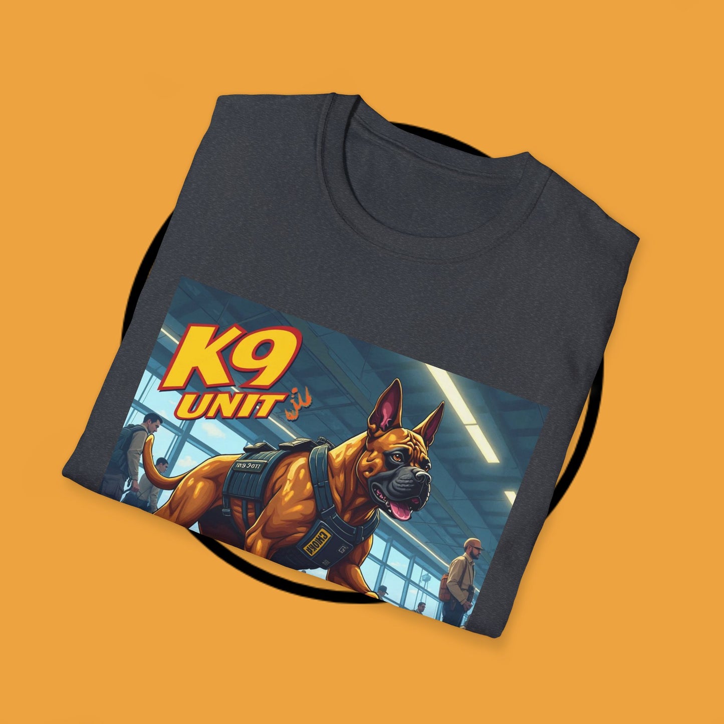 K9 Police Boxer Dog T-Shirt - Working Dog Security Unit Tee