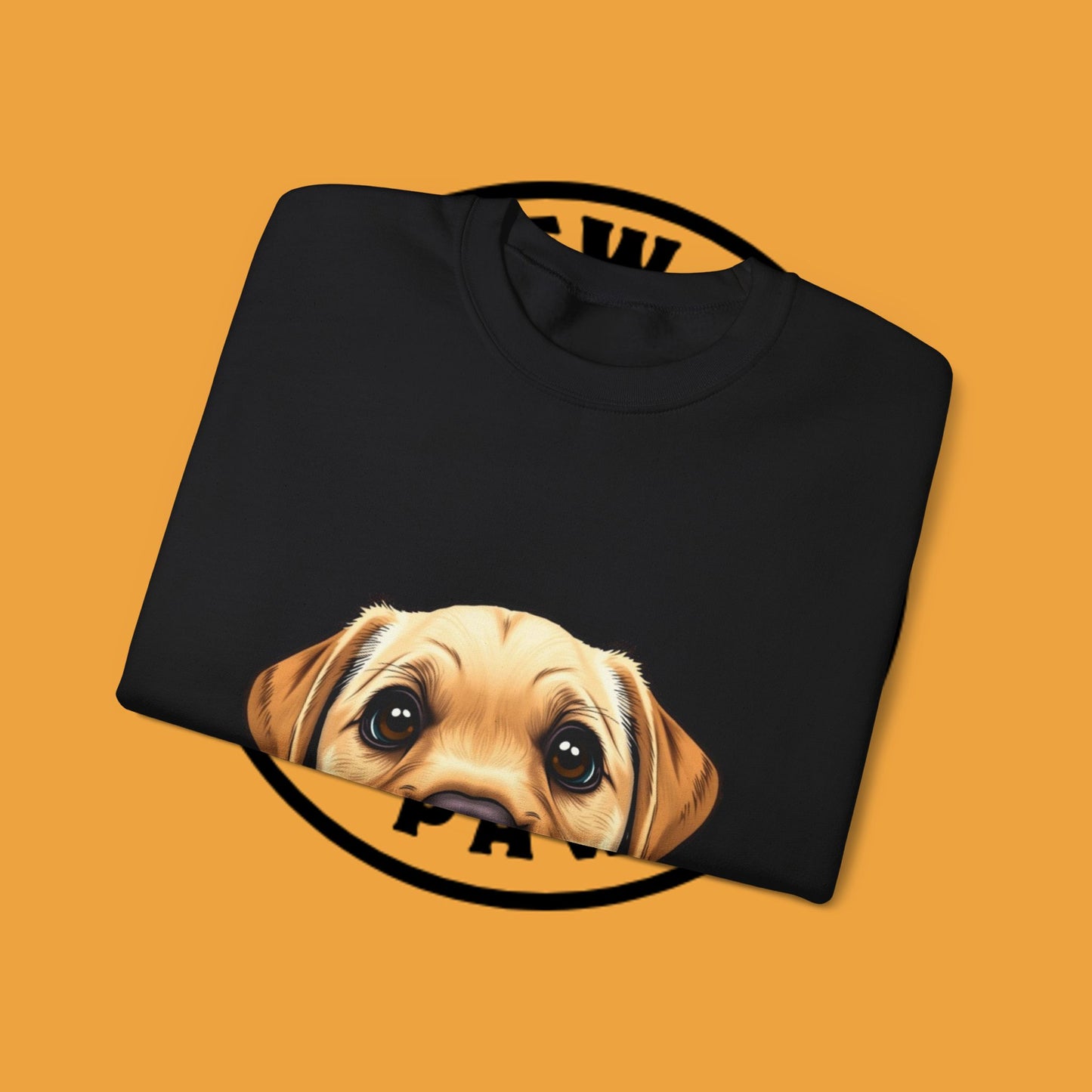 Labrador Puppy Crewneck Sweatshirt - Cartoon Dog Digital Art
