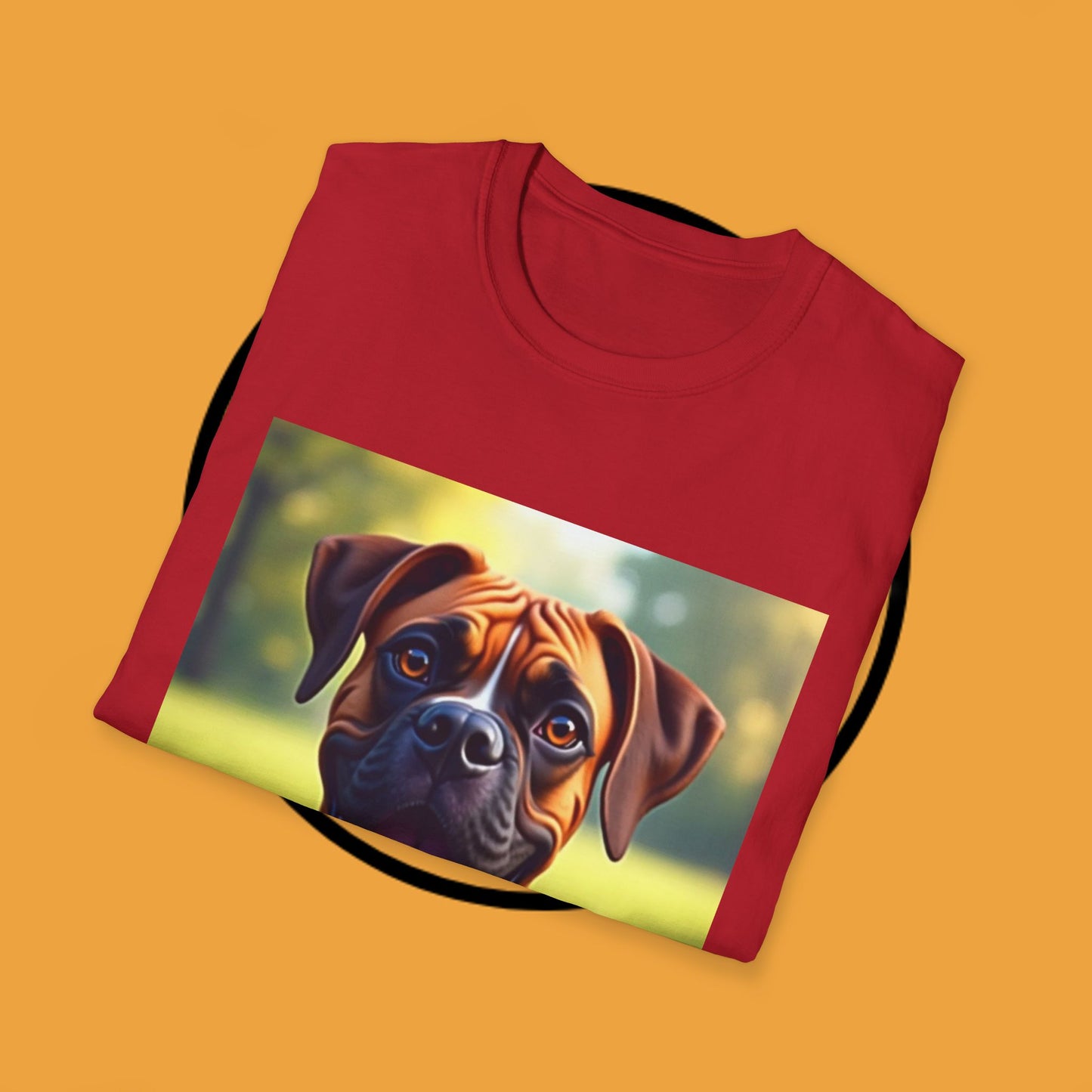"Happy Boxer Pure Joy" Premium T-Shirt / Smiling Puppy Joy Tee Gift