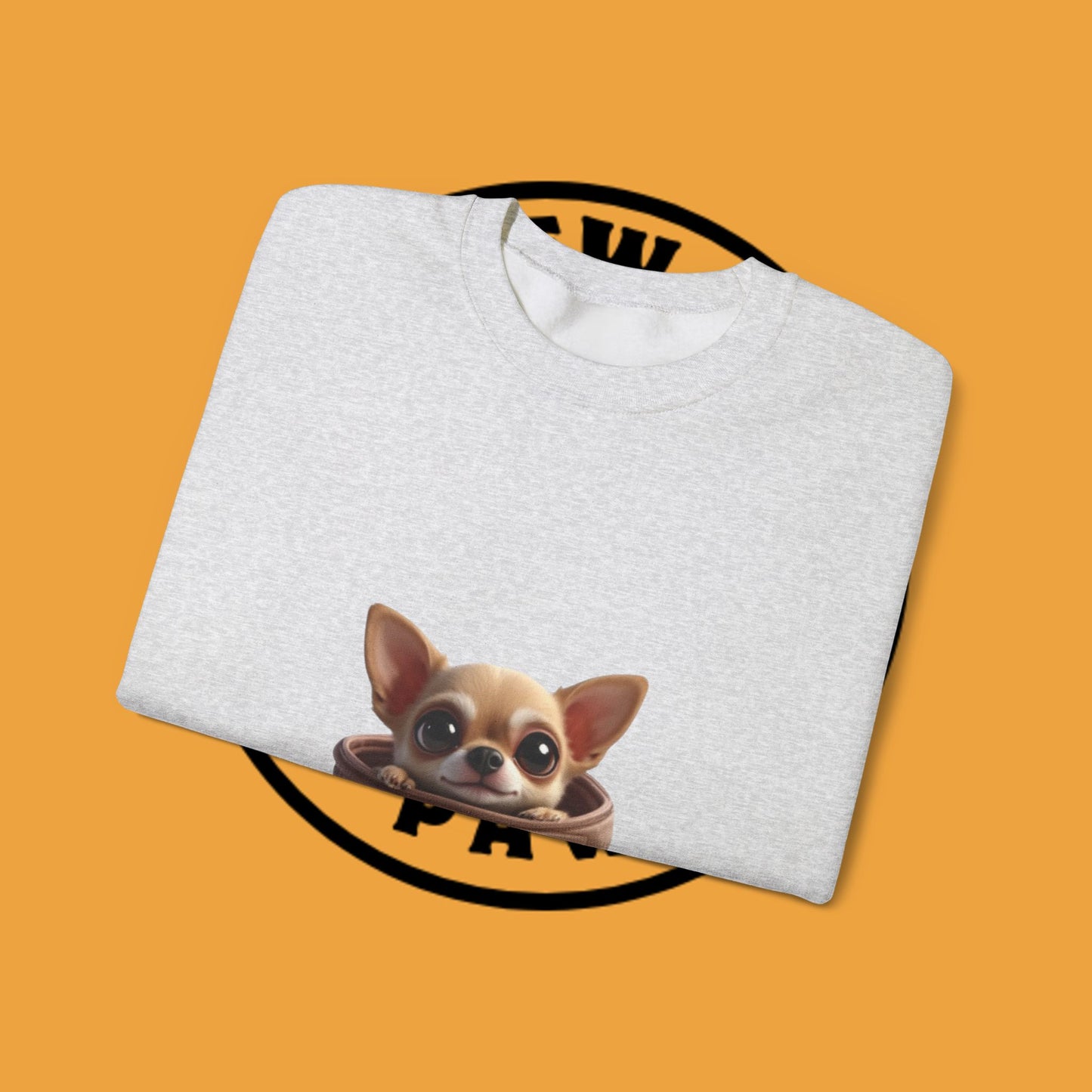 Pocket Chihuahua Sweatshirt - Cute Purse Puppy Design | Small Dog Lover Gift Crewneck