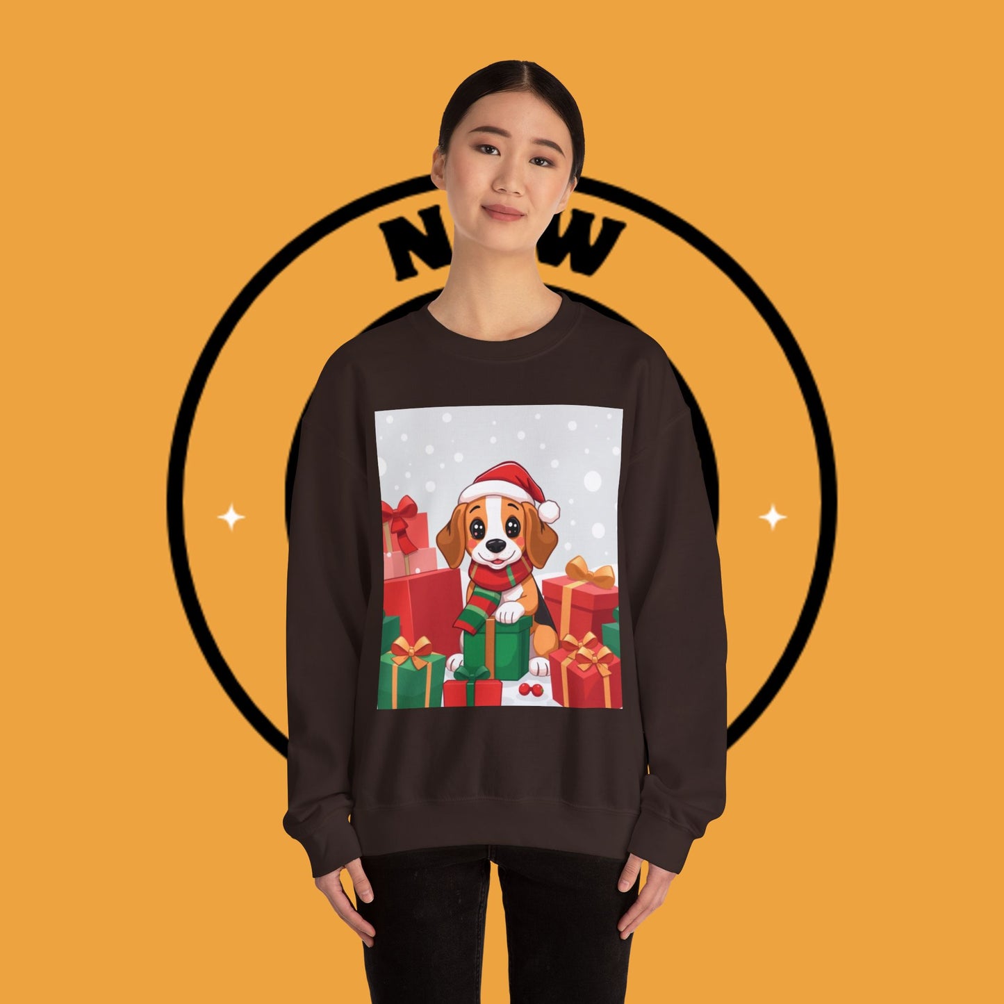 Adorable Christmas Beagle Sweatshirt – Perfect for the Holiday Season!