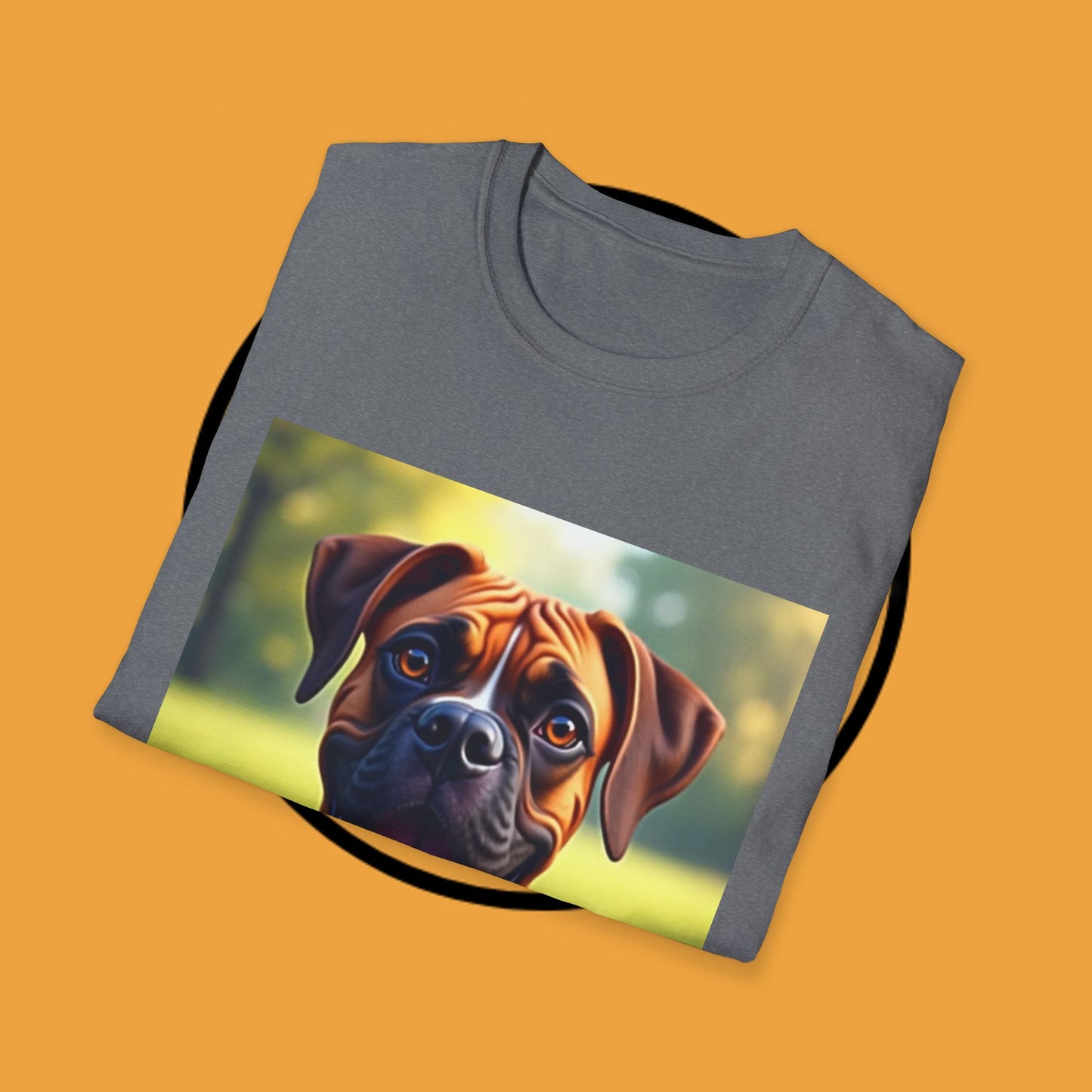 "Happy Boxer Pure Joy" Premium T-Shirt / Smiling Puppy Joy Tee Gift