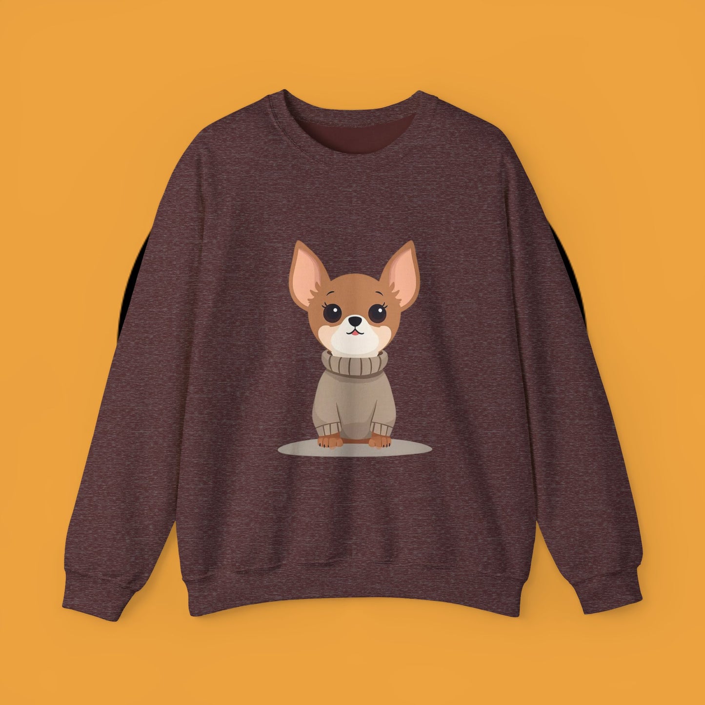Cute Chihuahua Kawaii Sweatshirt | Cozy Dog in Sweater Design | Adorable Pet Lover Gift