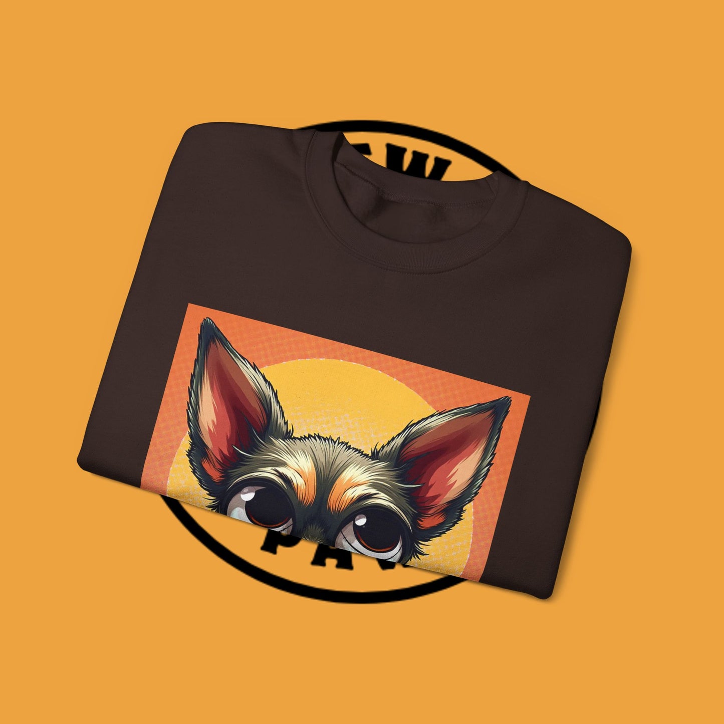 Cute Chihuahua Crewneck Sweatshirt - Funny Dog Lover Gift | Adorable Pet Portrait Pullover