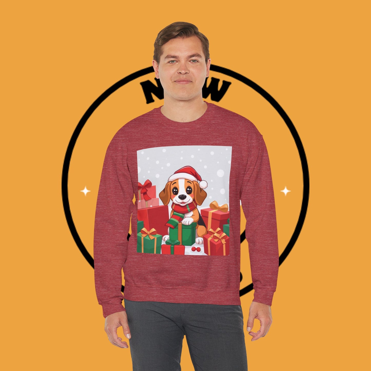 Adorable Christmas Beagle Sweatshirt – Perfect for the Holiday Season!