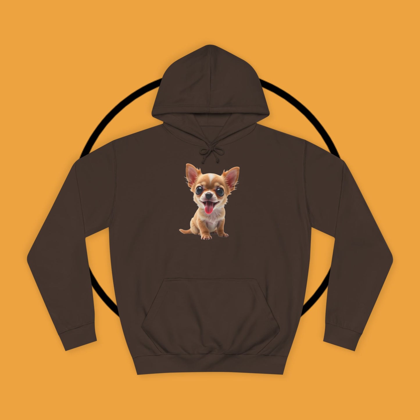 Adorable Chihuahua Puppy Hoodie - Cute Dog Lover Pullover Sweatshirt
