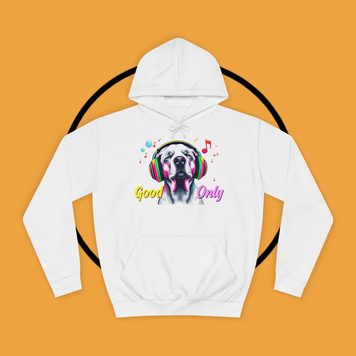 Good Vibes Only – Music Lover’s Dog HoodGood Vibes Only – Music Lover’s Dog Hood - Unisex Hoodies