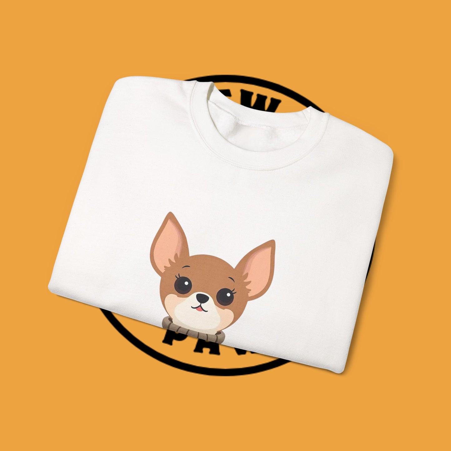 Cute Chihuahua Kawaii Sweatshirt | Cozy Dog in Sweater Design | Adorable Pet Lover Gift