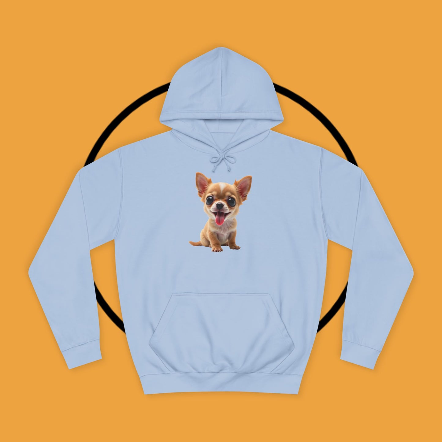 Adorable Chihuahua Puppy Hoodie - Cute Dog Lover Pullover Sweatshirt