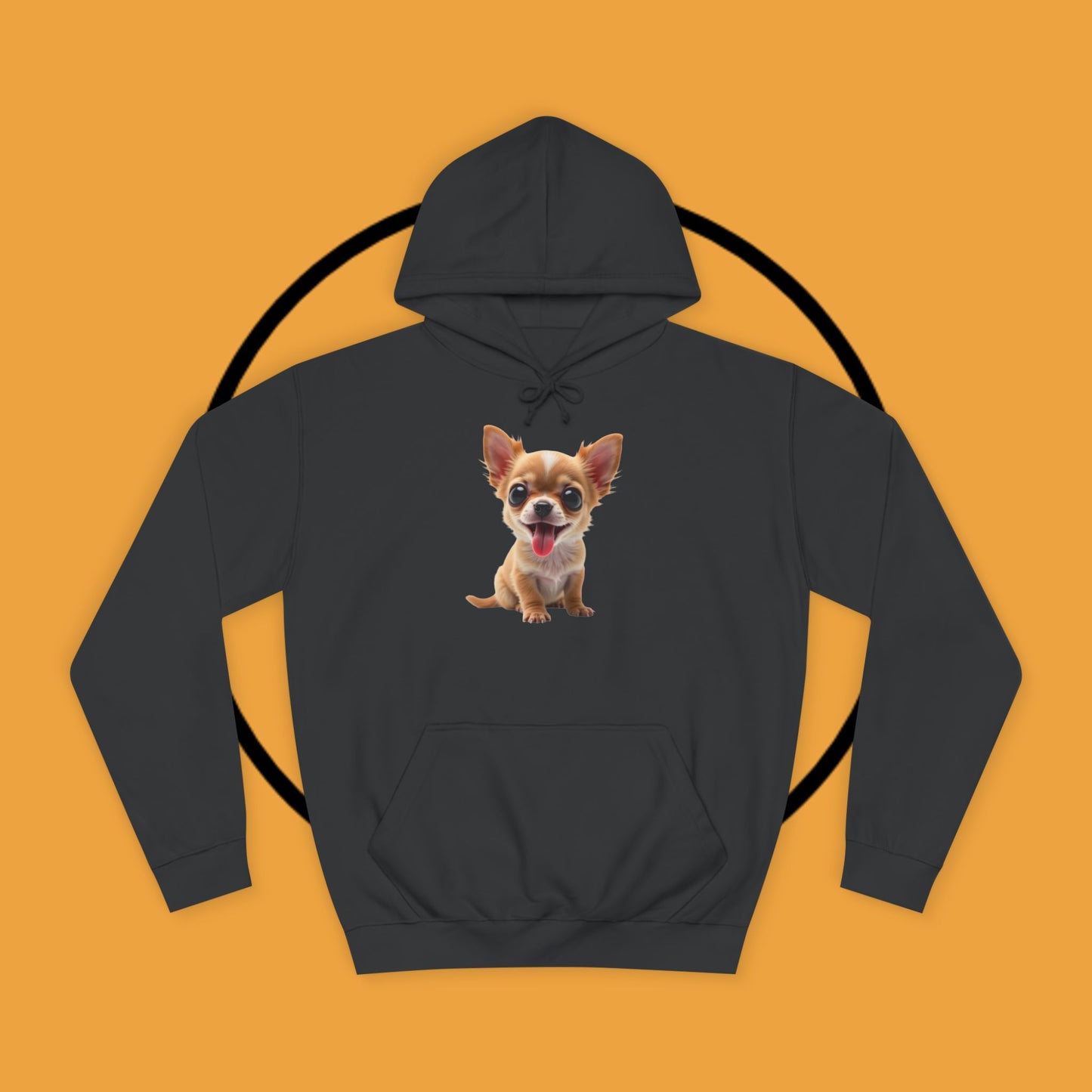 Adorable Chihuahua Puppy Hoodie - Cute Dog Lover Pullover Sweatshirt