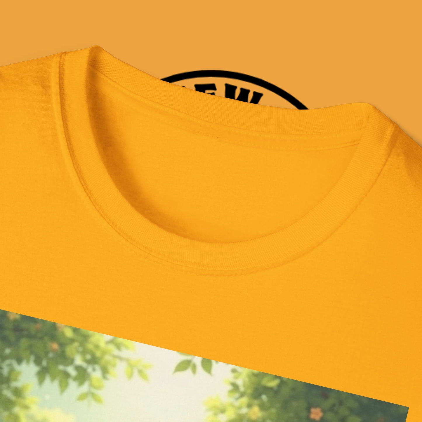 Magical Forest Beagle Puppy T-Shirt - Enchanted Nature Scene with Adorable Dog Design
