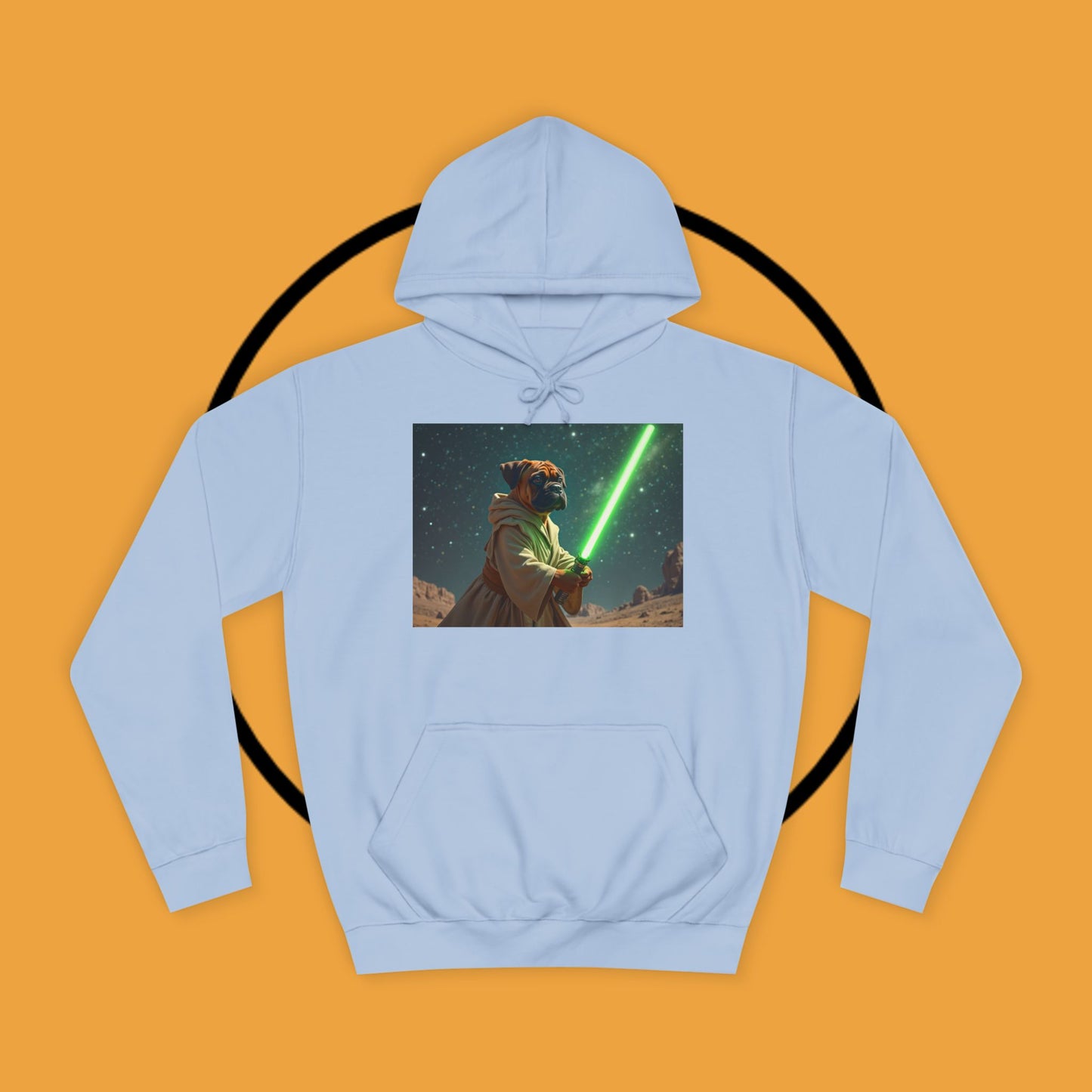 Jedi Boxer Dog Hoodie | Star Wars Pet Lover Gift | Funny Sci-Fi Dog Apparel | Geek Fashion