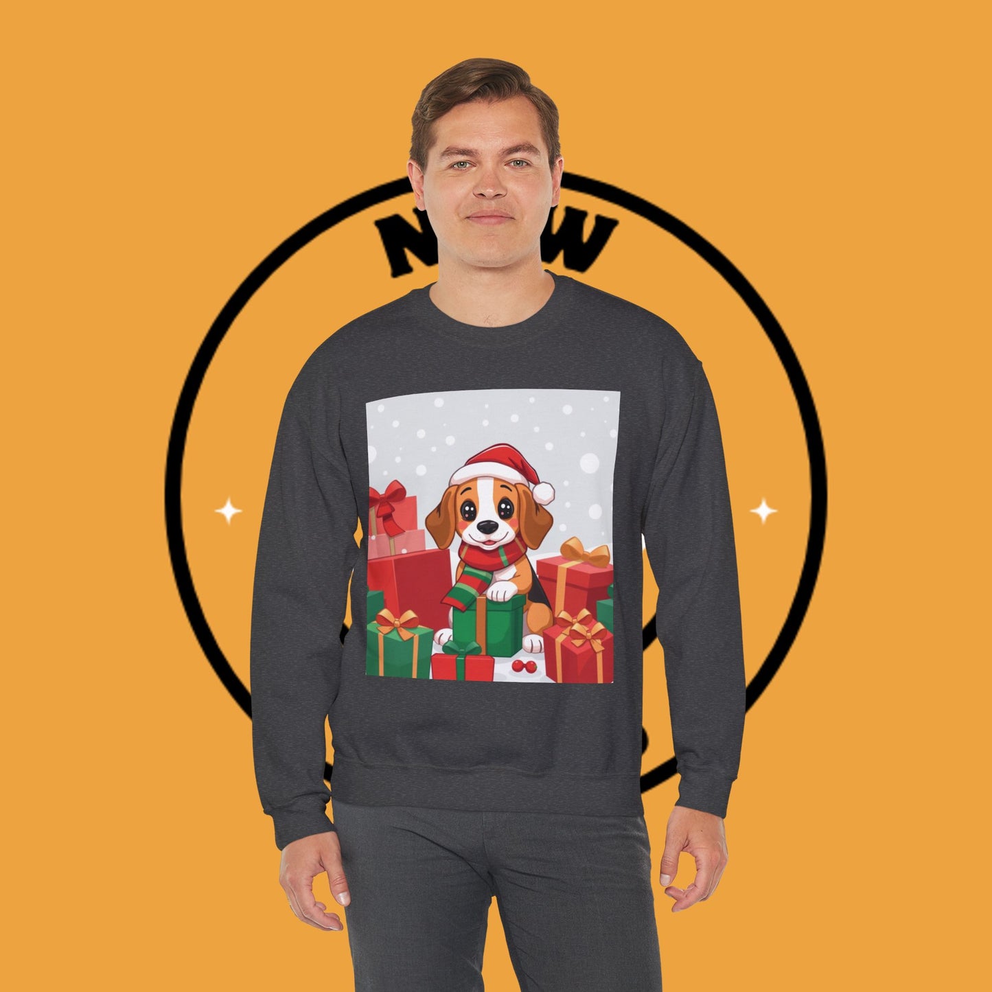 Adorable Christmas Beagle Sweatshirt – Perfect for the Holiday Season!