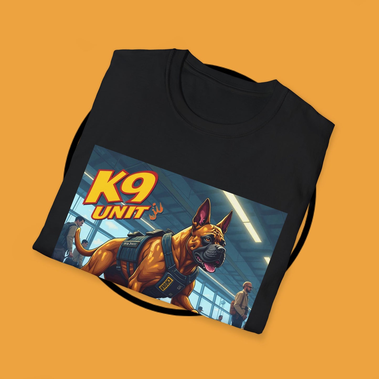 K9 Police Boxer Dog T-Shirt - Working Dog Security Unit Tee