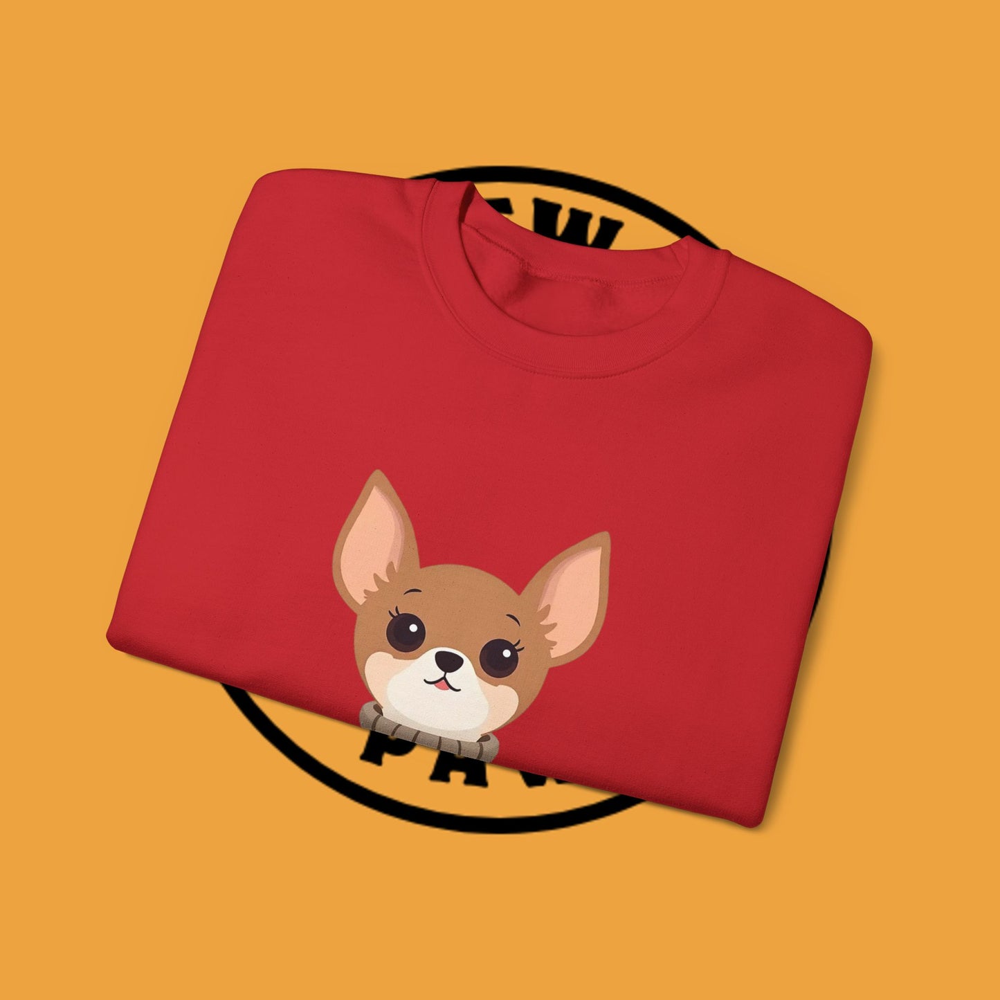 Cute Chihuahua Kawaii Sweatshirt | Cozy Dog in Sweater Design | Adorable Pet Lover Gift