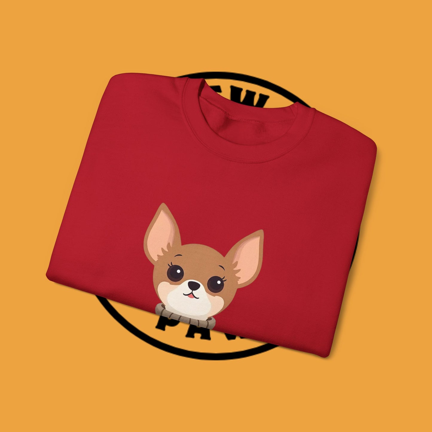 Cute Chihuahua Kawaii Sweatshirt | Cozy Dog in Sweater Design | Adorable Pet Lover Gift