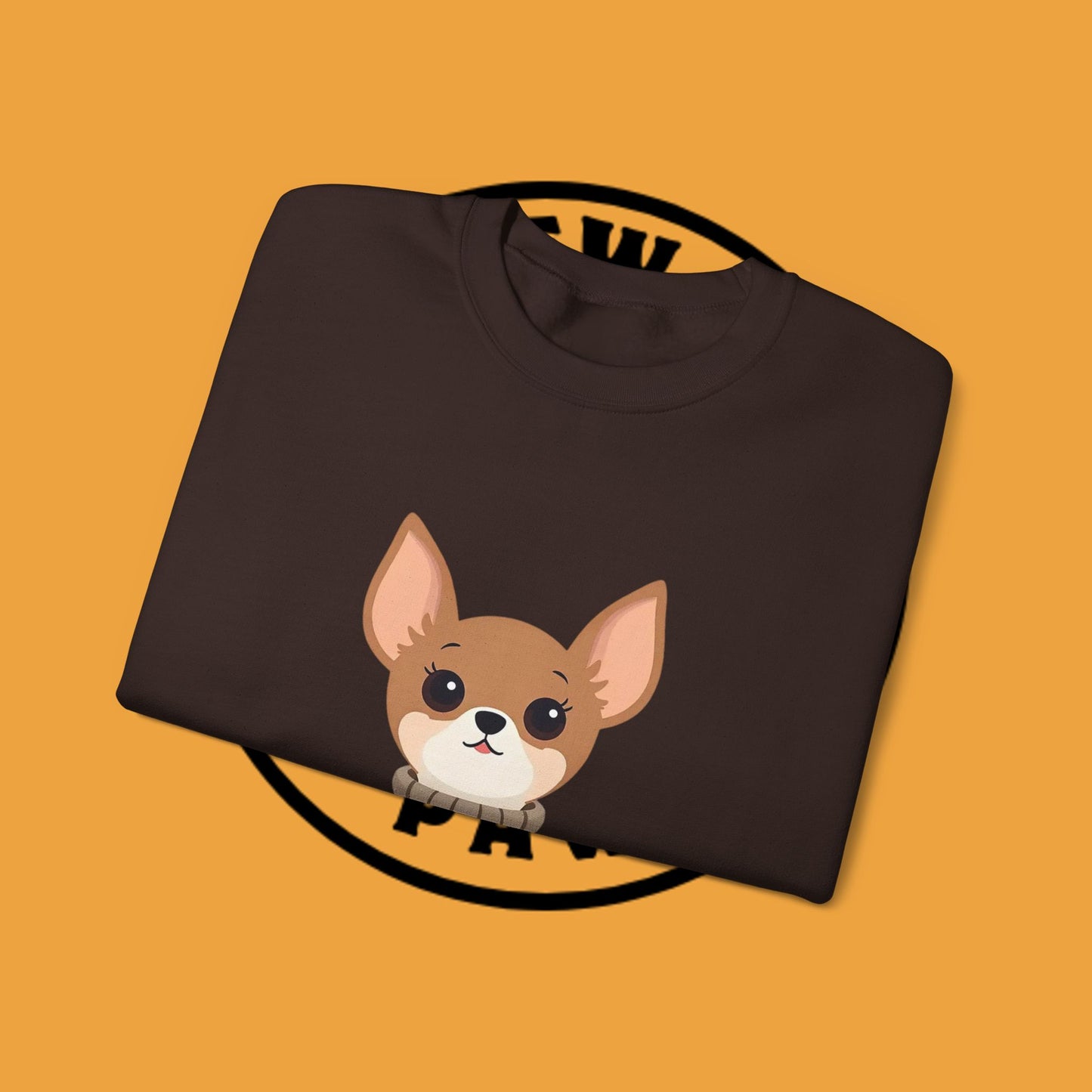 Cute Chihuahua Kawaii Sweatshirt | Cozy Dog in Sweater Design | Adorable Pet Lover Gift