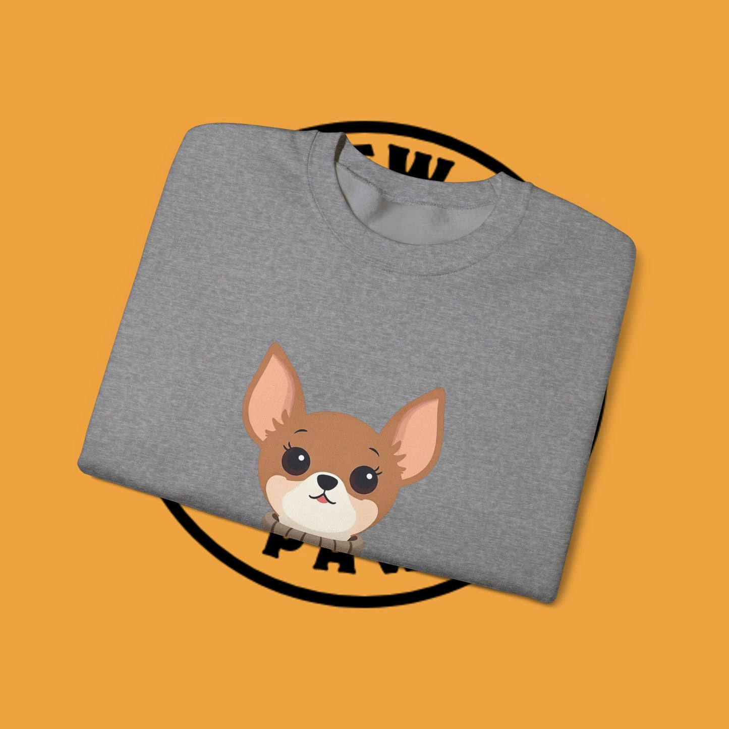 Cute Chihuahua Kawaii Sweatshirt | Cozy Dog in Sweater Design | Adorable Pet Lover Gift