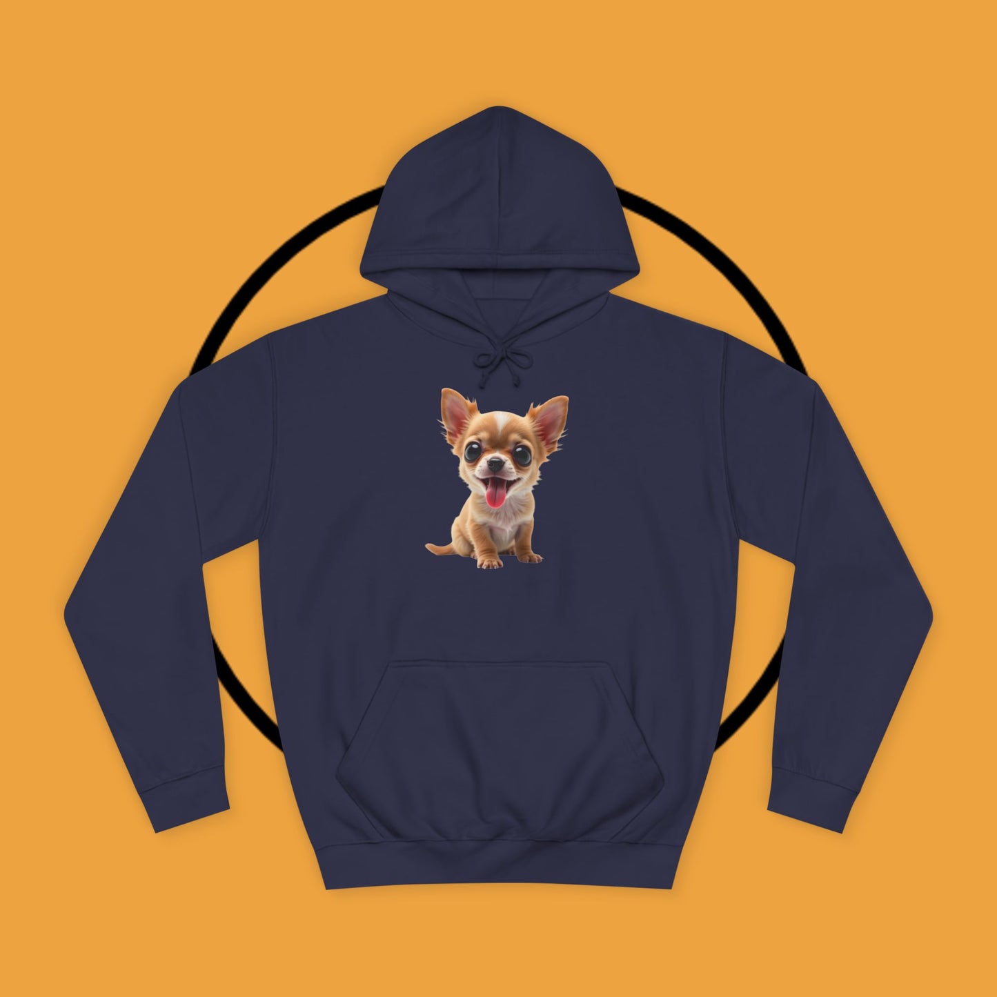 Adorable Chihuahua Puppy Hoodie - Cute Dog Lover Pullover Sweatshirt