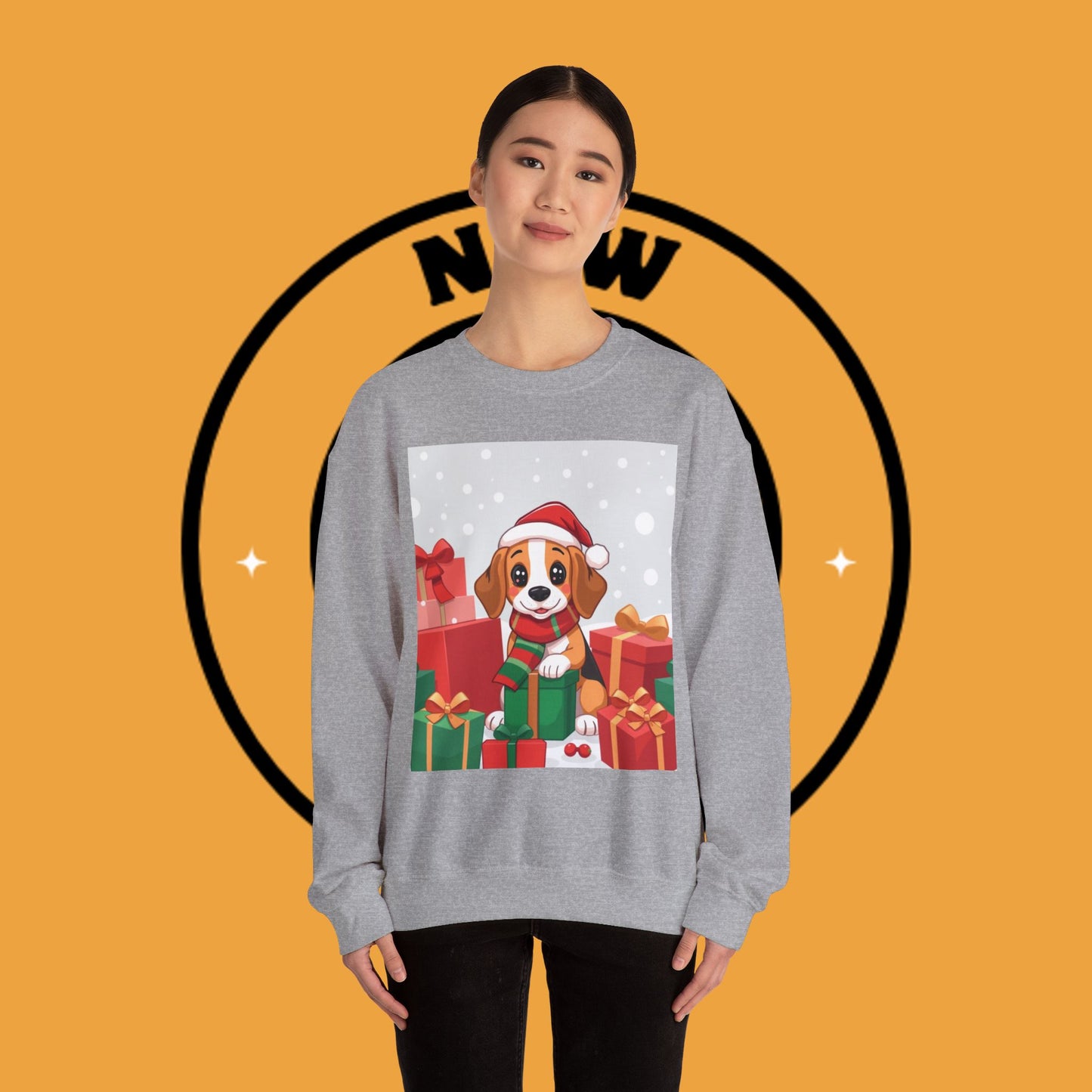 Adorable Christmas Beagle Sweatshirt – Perfect for the Holiday Season!
