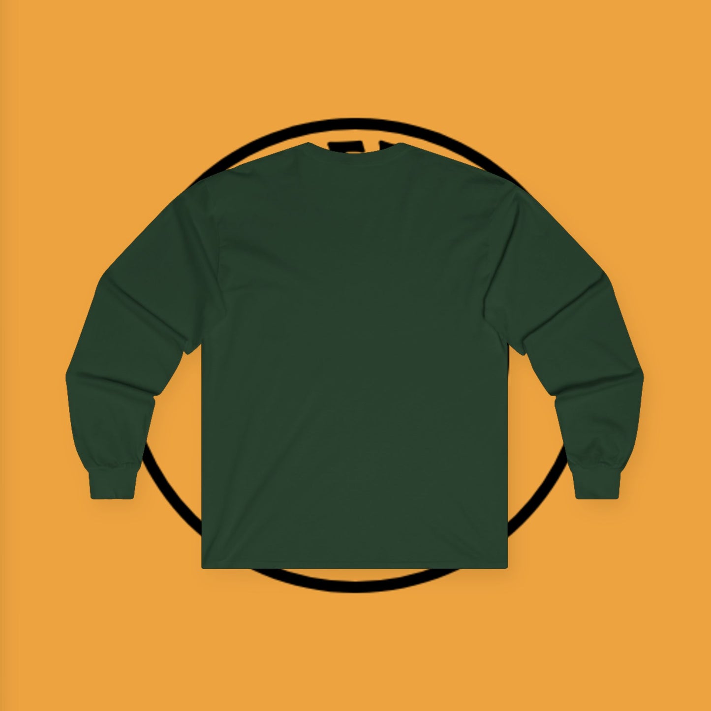 "Adorable Puppy by Tranquil Lake Long Sleeve Tee - Peaceful Nature Dog Art Shirt - Serene Landscape Apparel"