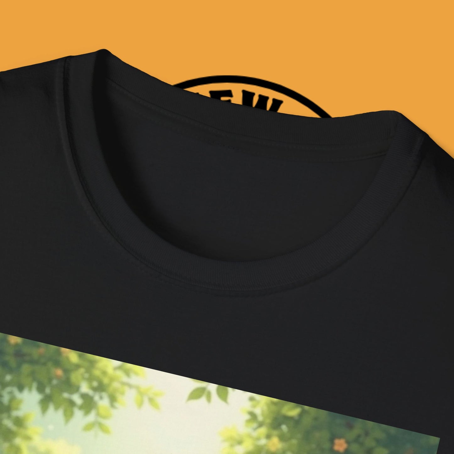 Magical Forest Beagle Puppy T-Shirt - Enchanted Nature Scene with Adorable Dog Design