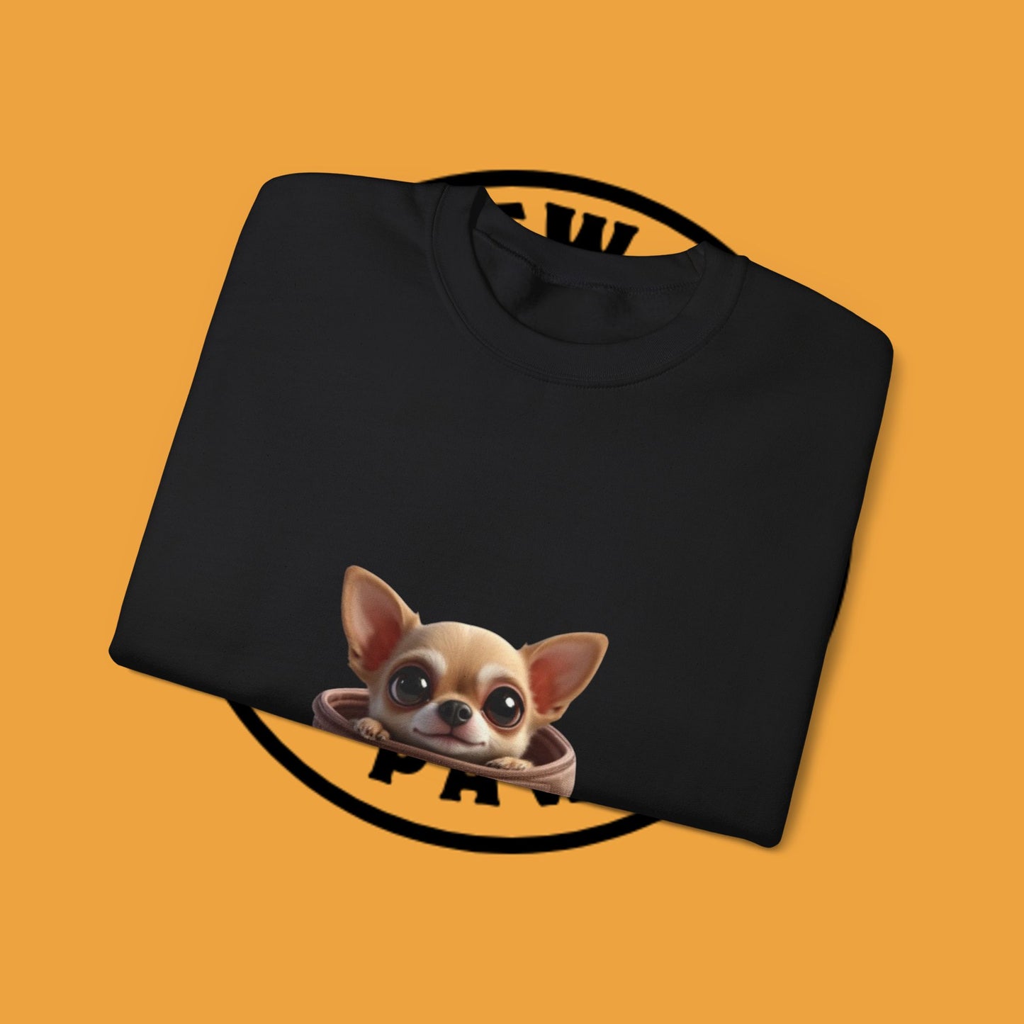 Pocket Chihuahua Sweatshirt - Cute Purse Puppy Design | Small Dog Lover Gift Crewneck