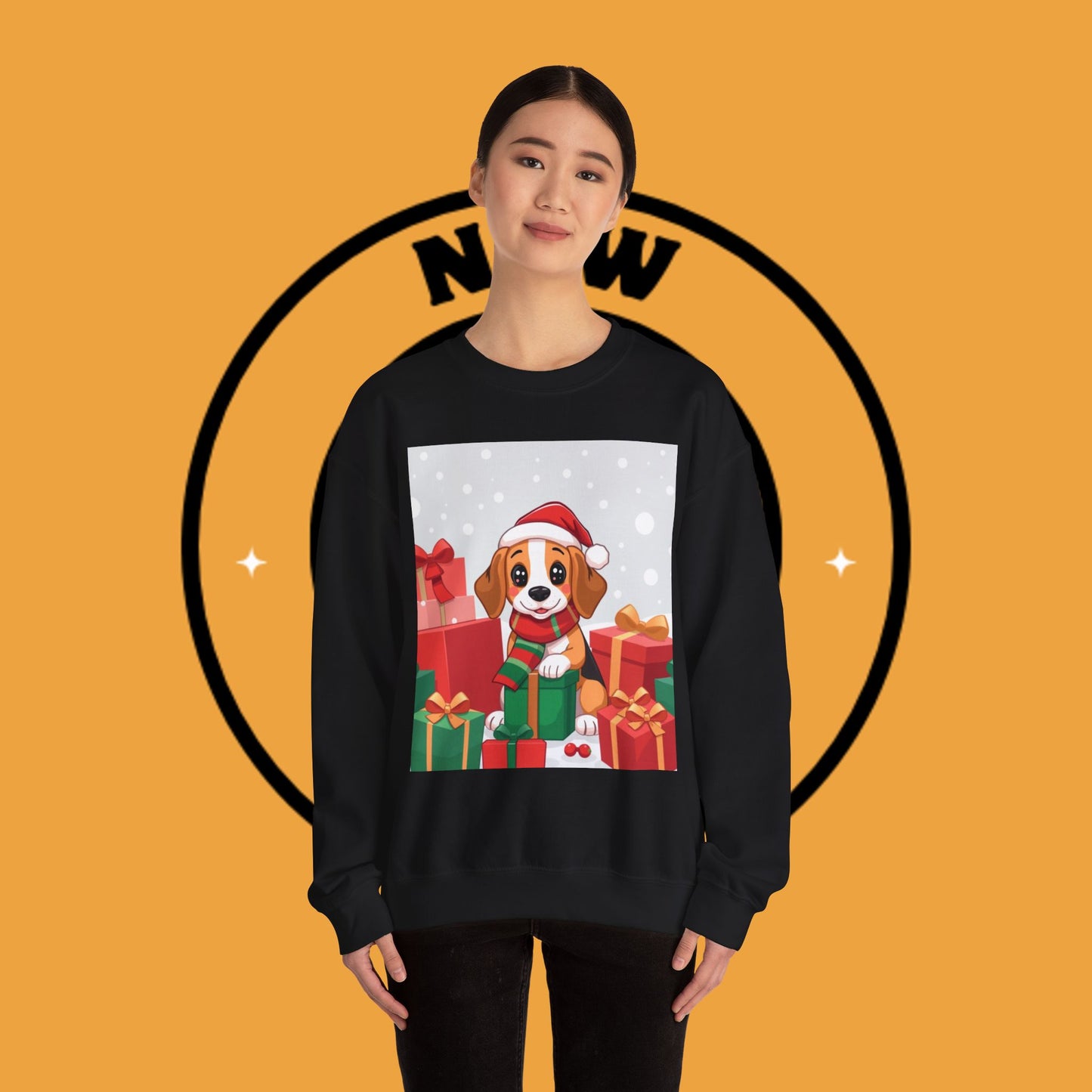 Adorable Christmas Beagle Sweatshirt – Perfect for the Holiday Season!