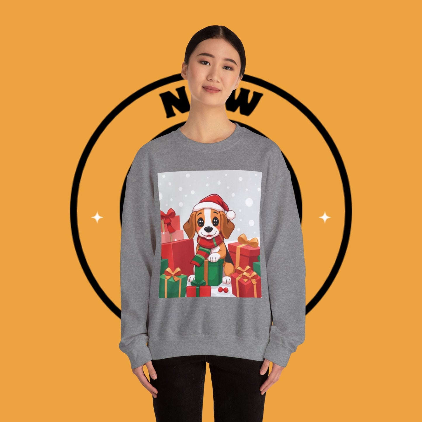 Adorable Christmas Beagle Sweatshirt – Perfect for the Holiday Season!
