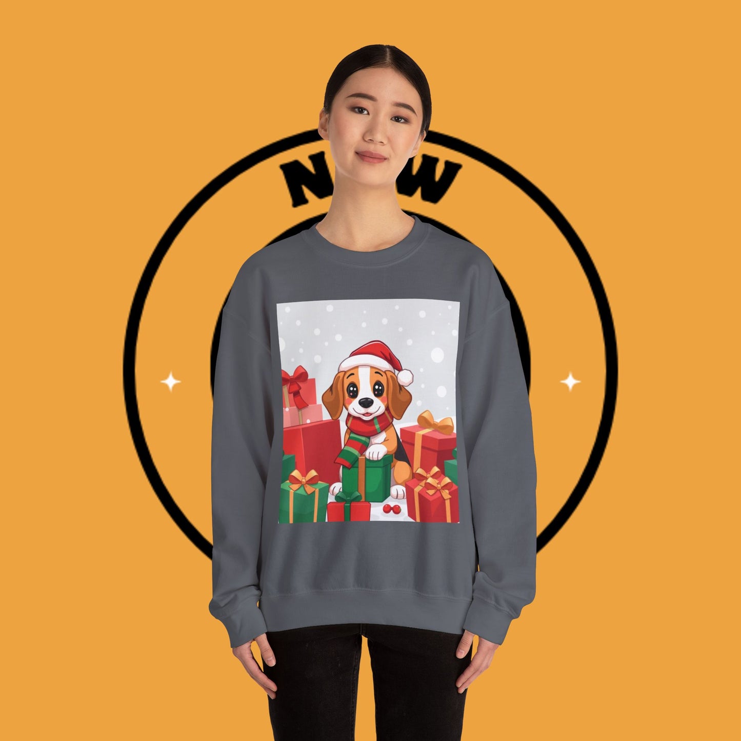 Adorable Christmas Beagle Sweatshirt – Perfect for the Holiday Season!