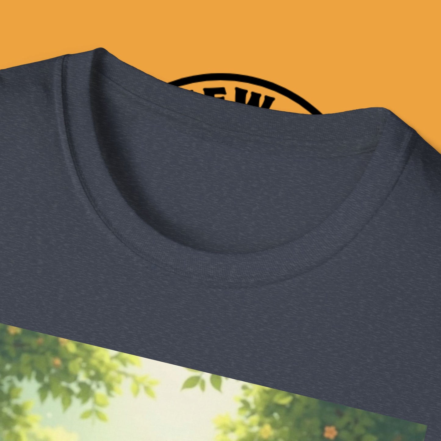 Magical Forest Beagle Puppy T-Shirt - Enchanted Nature Scene with Adorable Dog Design