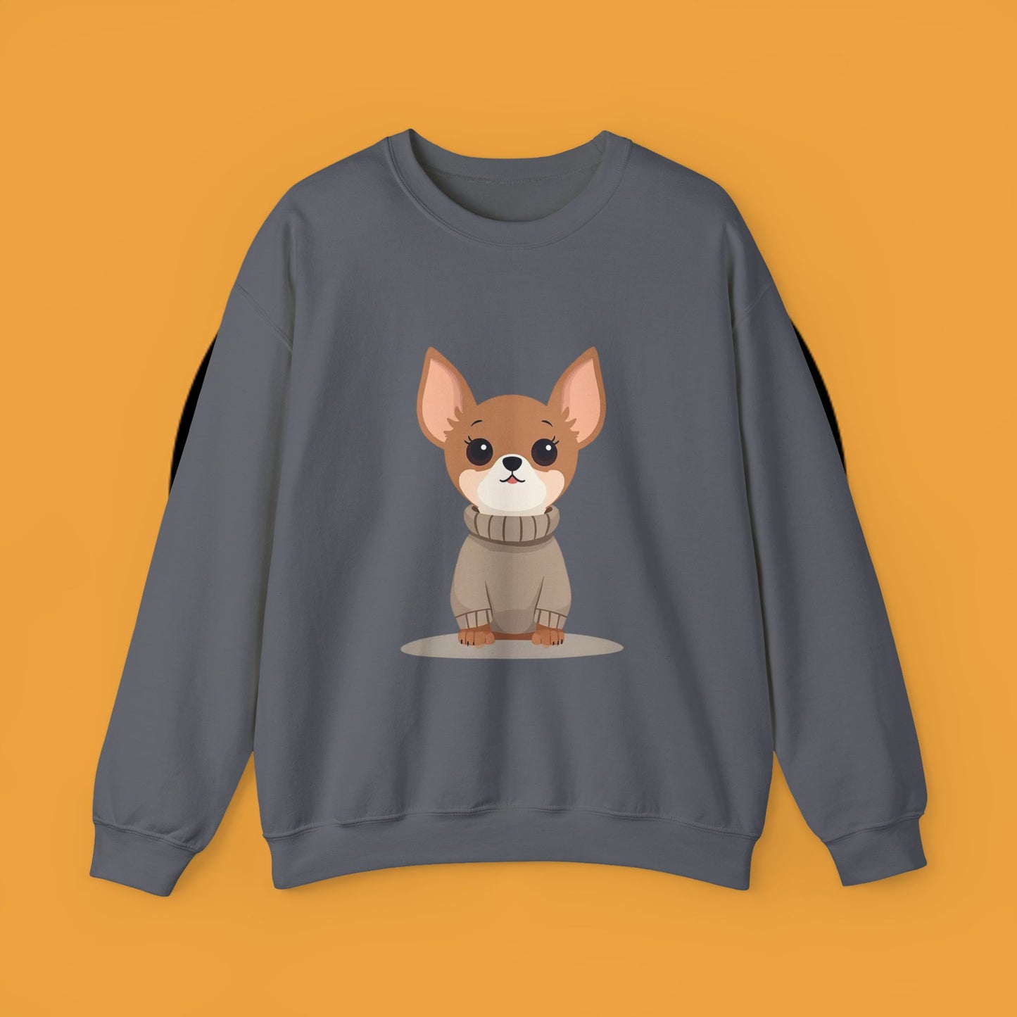 Cute Chihuahua Kawaii Sweatshirt | Cozy Dog in Sweater Design | Adorable Pet Lover Gift