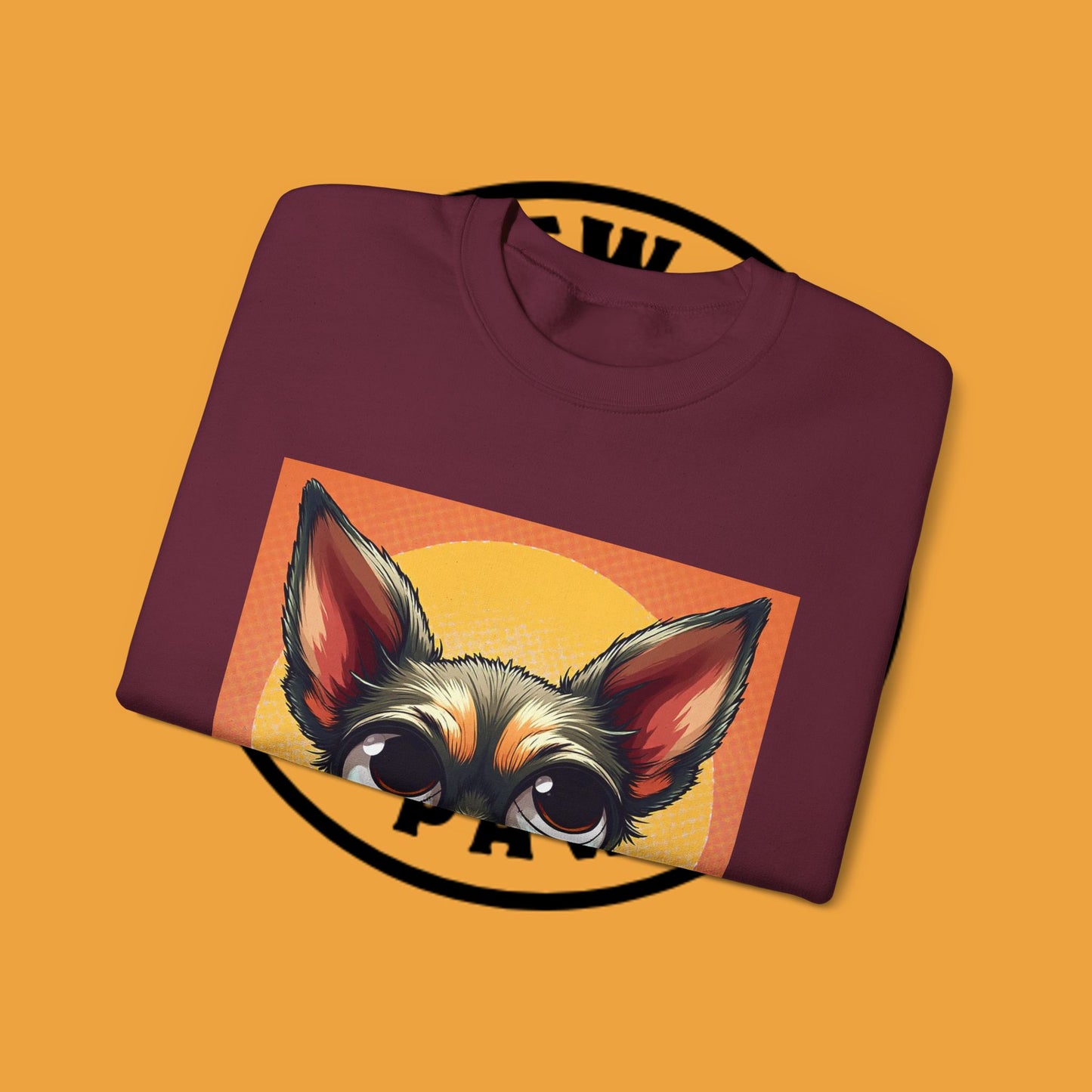 Cute Chihuahua Crewneck Sweatshirt - Funny Dog Lover Gift | Adorable Pet Portrait Pullover